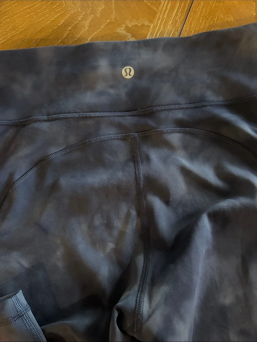 lululemon athletica Navy Tie-Dye Active Leggings